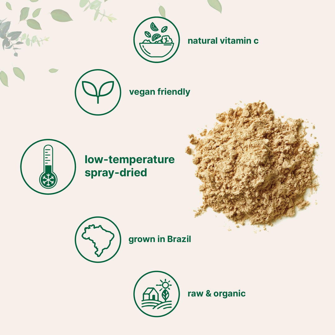 Micro Ingredients Acerola Cherry Powder, Organic, 8 oz