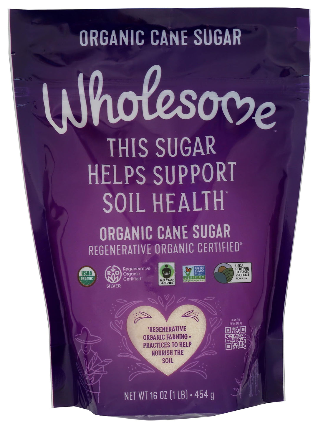 WHOLESOME! Organic Cane Sugar, 1 lb
