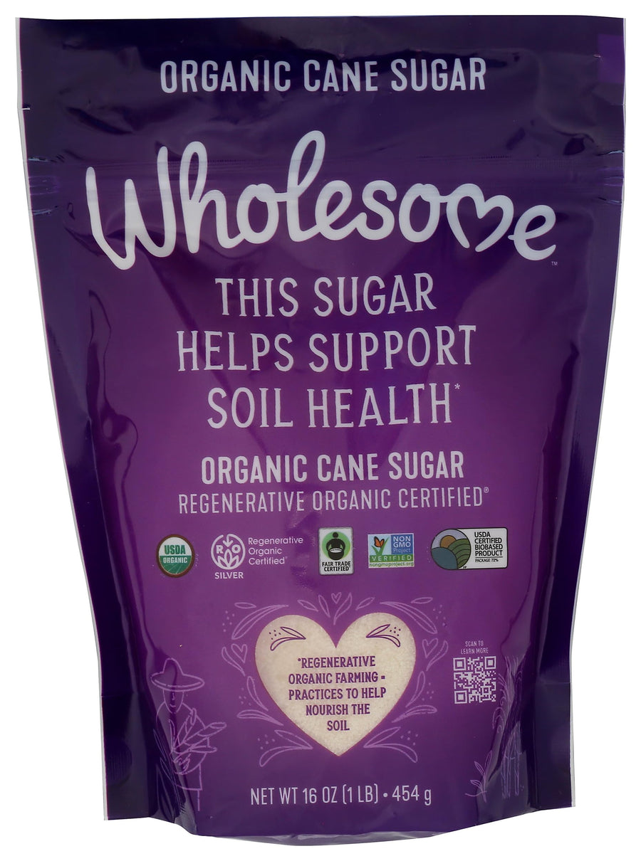 WHOLESOME! Organic Cane Sugar, 1 lb