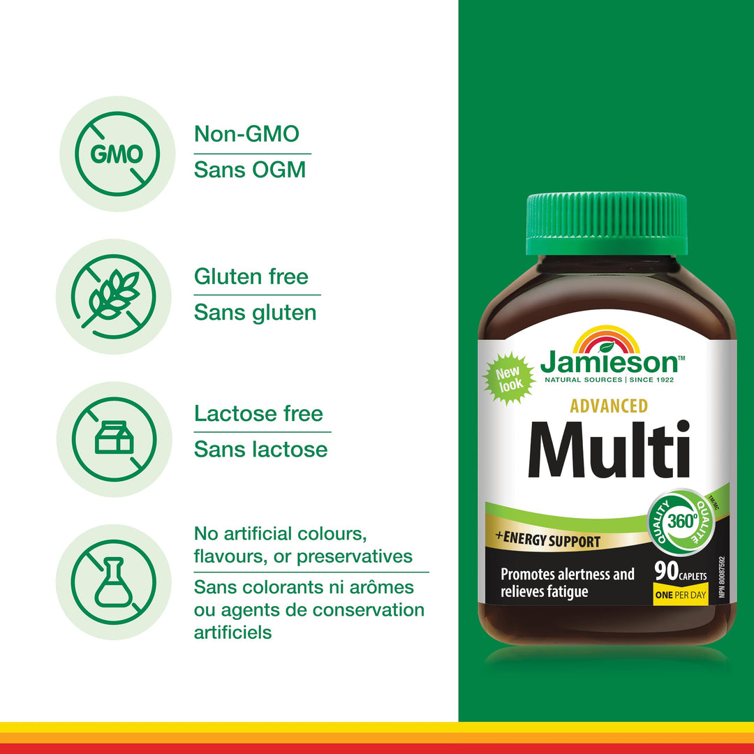 Jamieson Advanced Multi + Energy Support, 90 Count