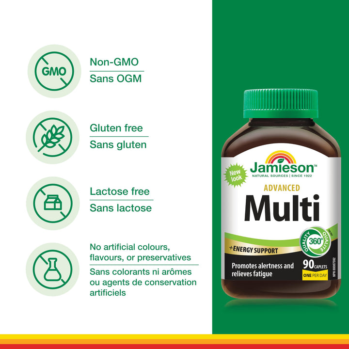Jamieson Advanced Multi + Energy Support, 90 Count