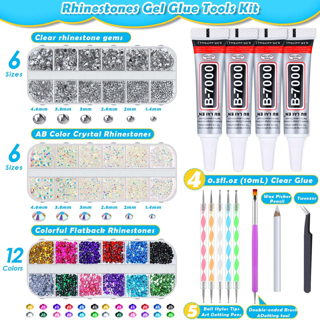 shynek B7000 Jewelry Glue, 4500 Count