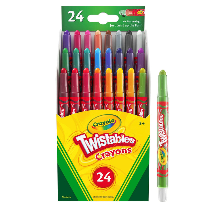 Crayola Twistables Crayons Coloring Set, Mini, Assorted, 24 Count