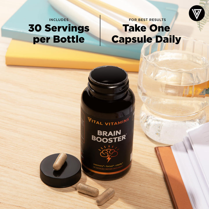 Vital Vitamins Brain Supplement And Nootropics Booster