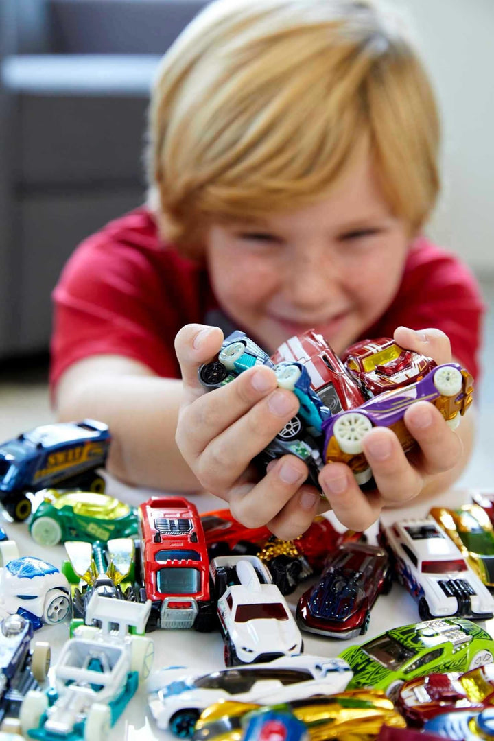 Hot Wheels 1:64 Scale Toy Trucks and Cars, 50 Count