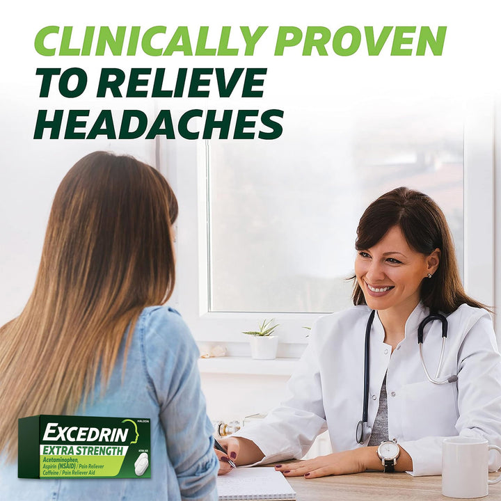 Excedrin Extra Strength Pain Relief Caplets, 200 Count