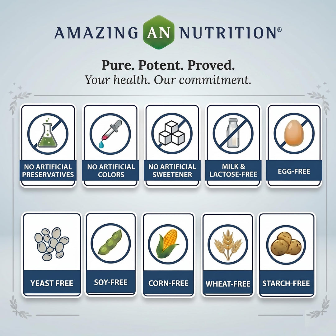 Amazing Nutrition L-Tryptophan Tablets, 1000 mg, 60 Count, Pack of 3