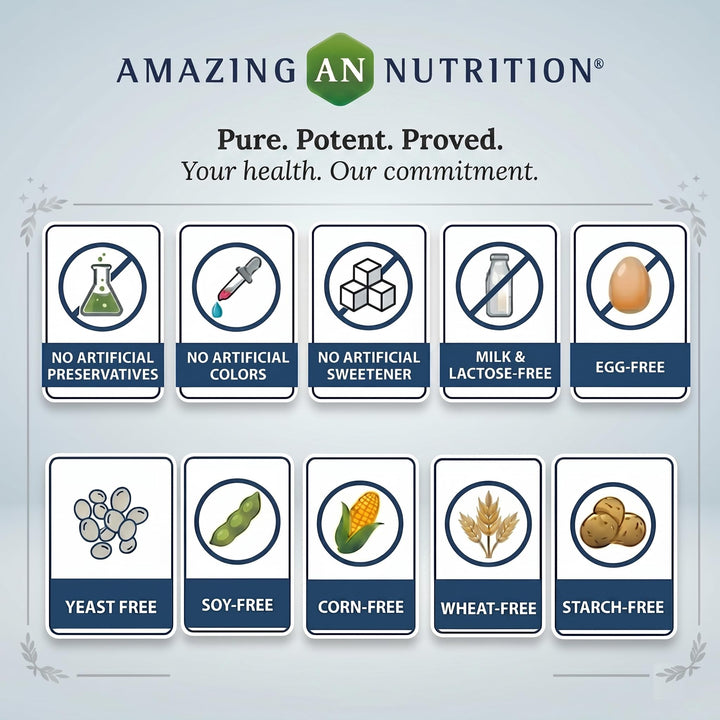 Amazing Nutrition L-Tryptophan Tablets, 1000 mg, 60 Count, Pack of 3