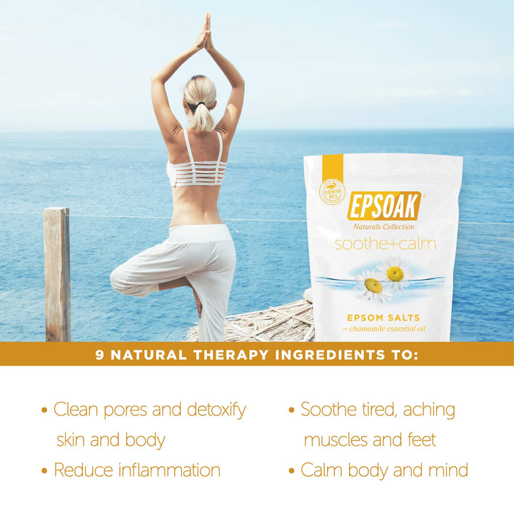 Epsoak Epsom Salt, Chamomile, 2 lb