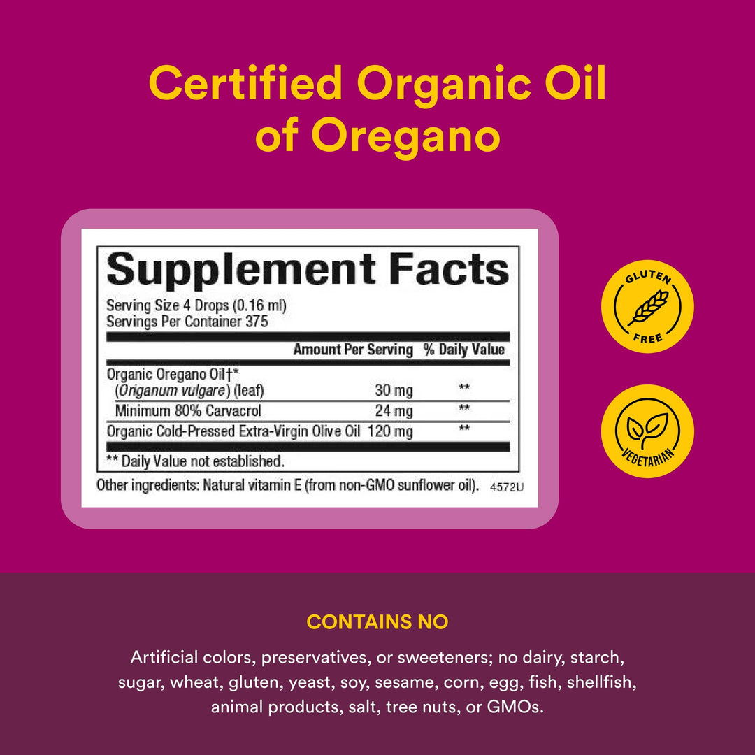 Natural Factors Organic Oil of Oregano, 30 ml