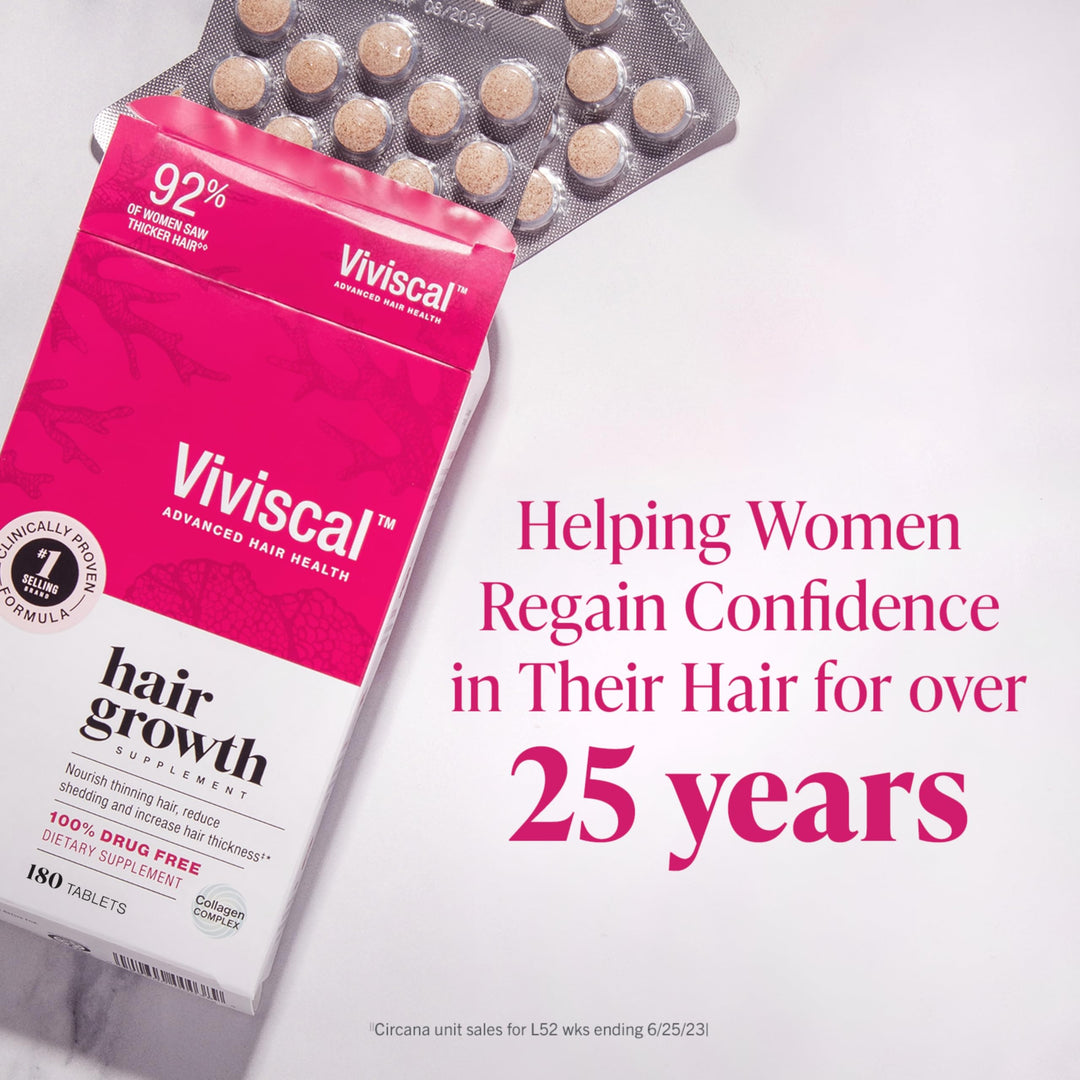 Viviscal Advanced Hair Health Supplements, 180 Count