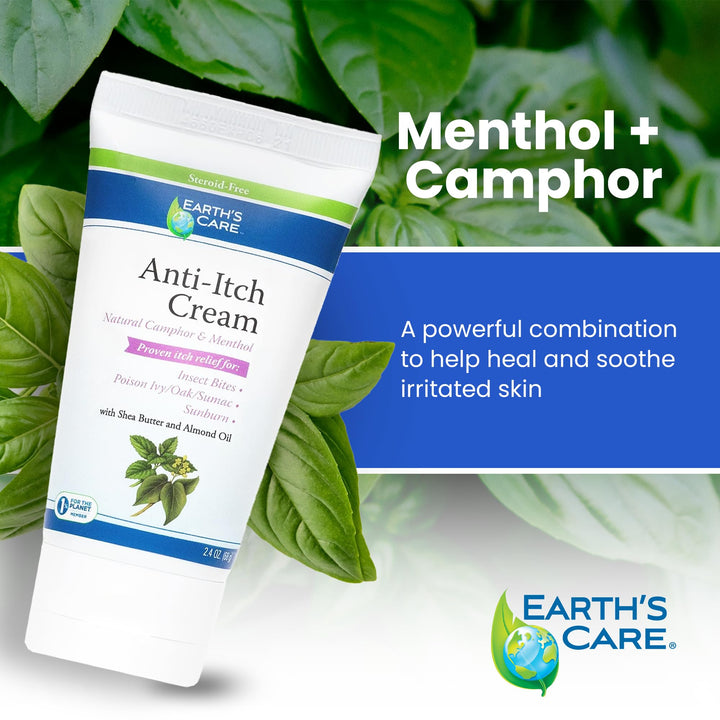 Earth's Care Anti Itch Cream, 2.4 oz