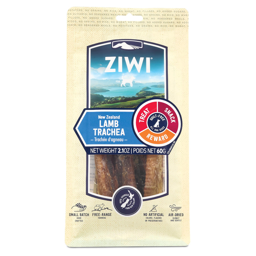 ZIWI Peak Dog Chews And Treats, Lamb Trachea, 60 g