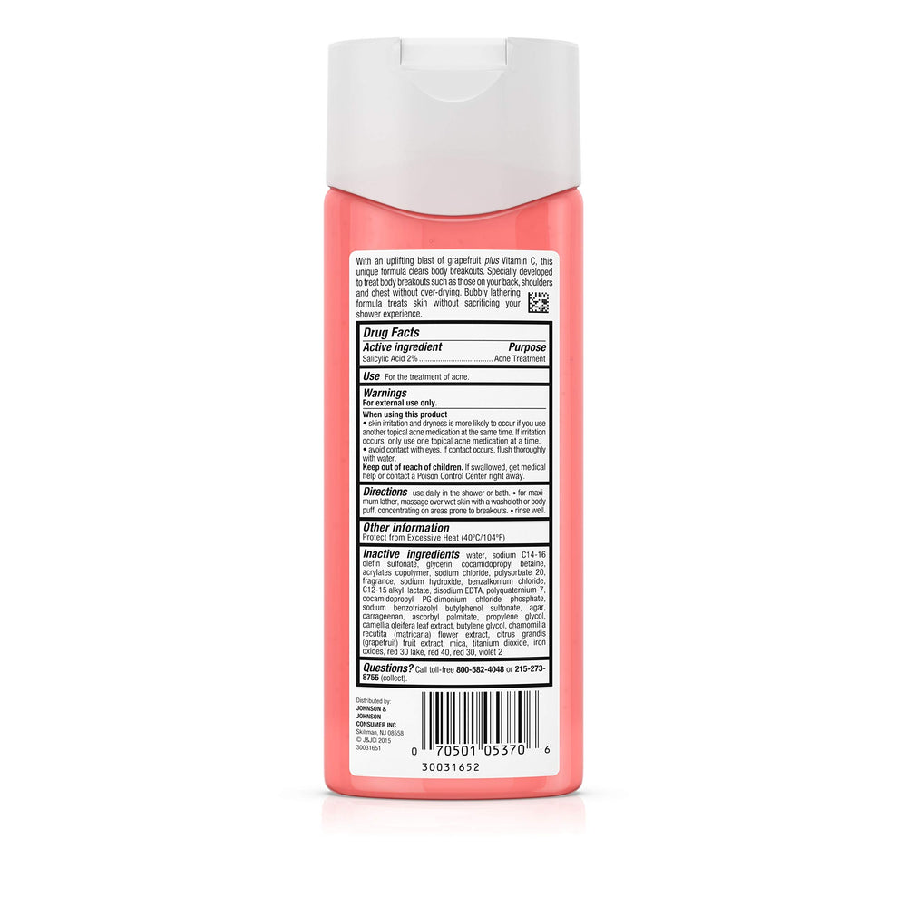 Neutrogena Body Clear Body Wash, Pink Grapefruit, 8.5 fl oz