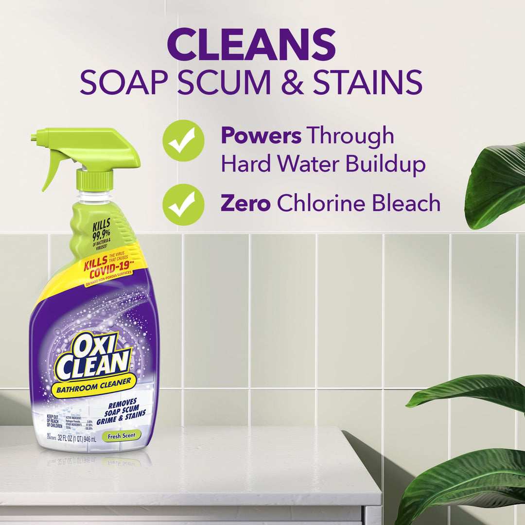 OxiClean Bathroom Cleaner, 32 oz