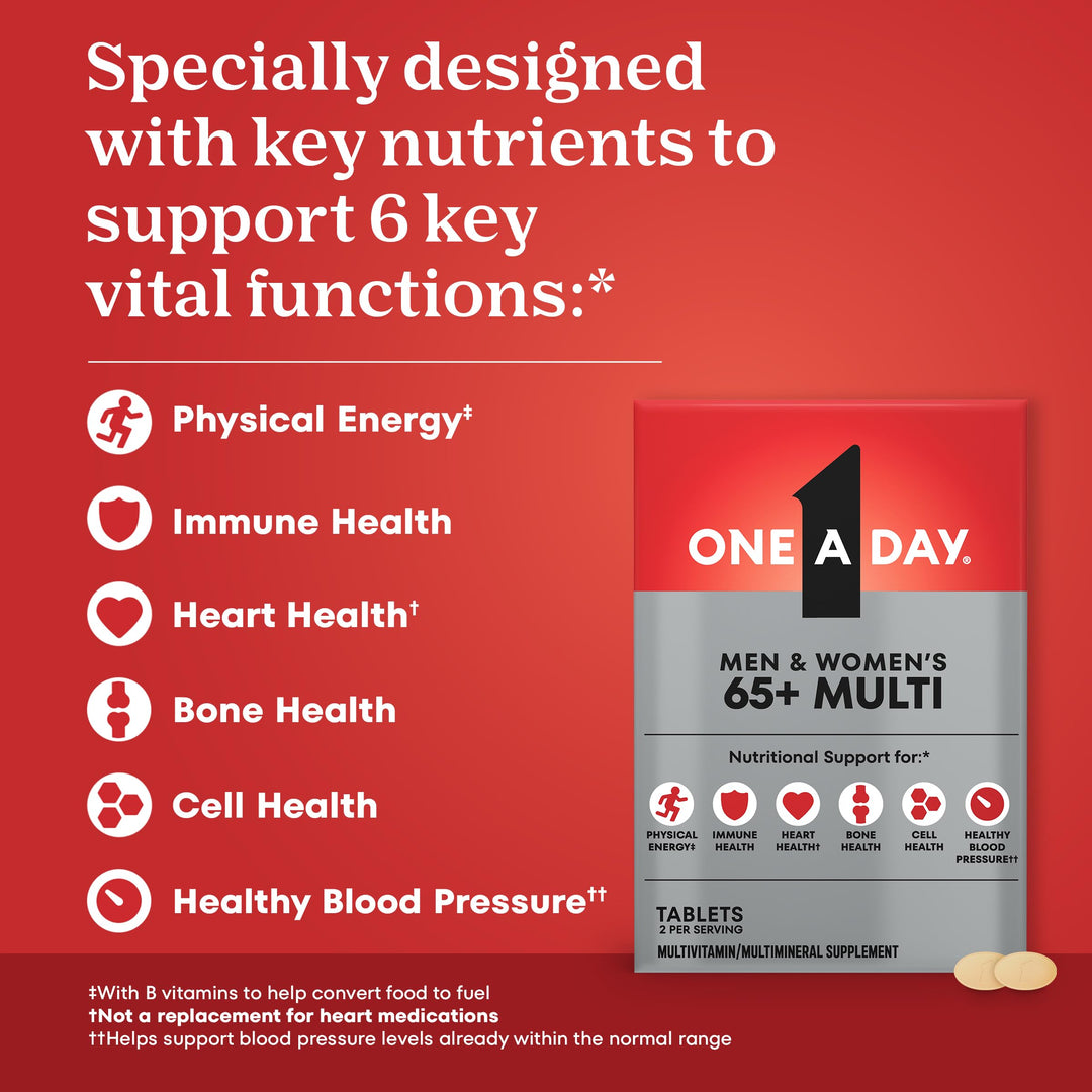 One A Day Proactive 65+ Multivitamin Supplement, 150 Count