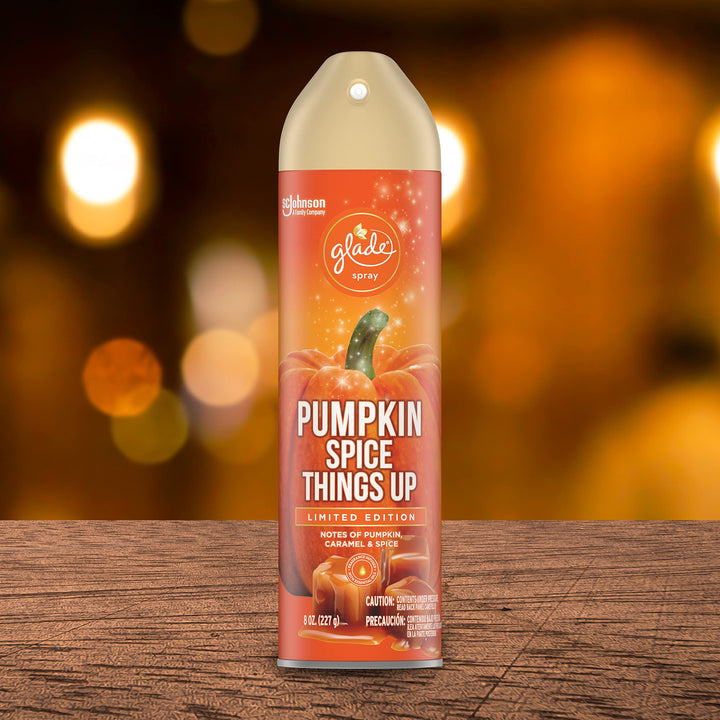 Glade Air Freshener Room Spray, Pumpkin Spice Things Up, 8 oz