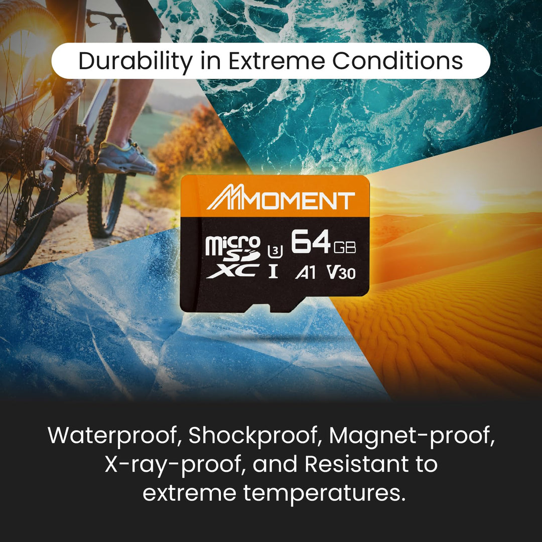 MMOMENT MM13 Micro SD Card, 64GB