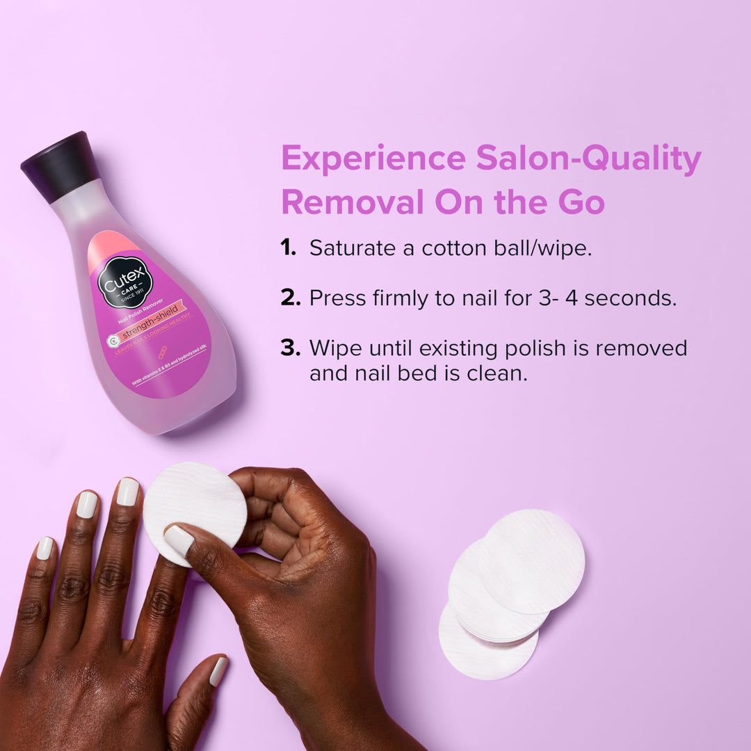 Cutex Strength-Shield Nail Polish Remover, 200 ml