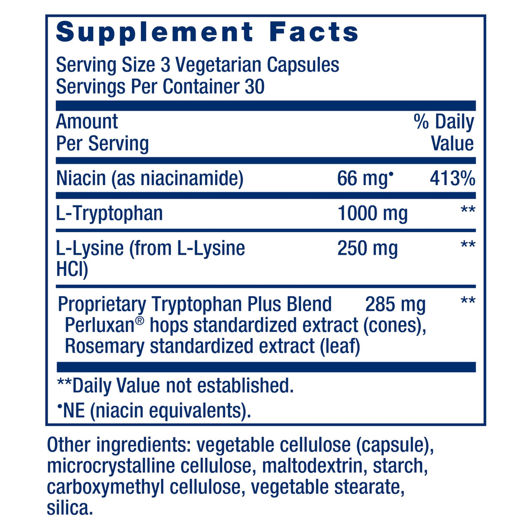 Life Extension Optimized Tryptophan Plus, 1000 mg, 90 Count