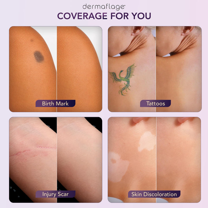 Dermaflage Full Coverage Concealer Cream, Bronze Dark, 6 g