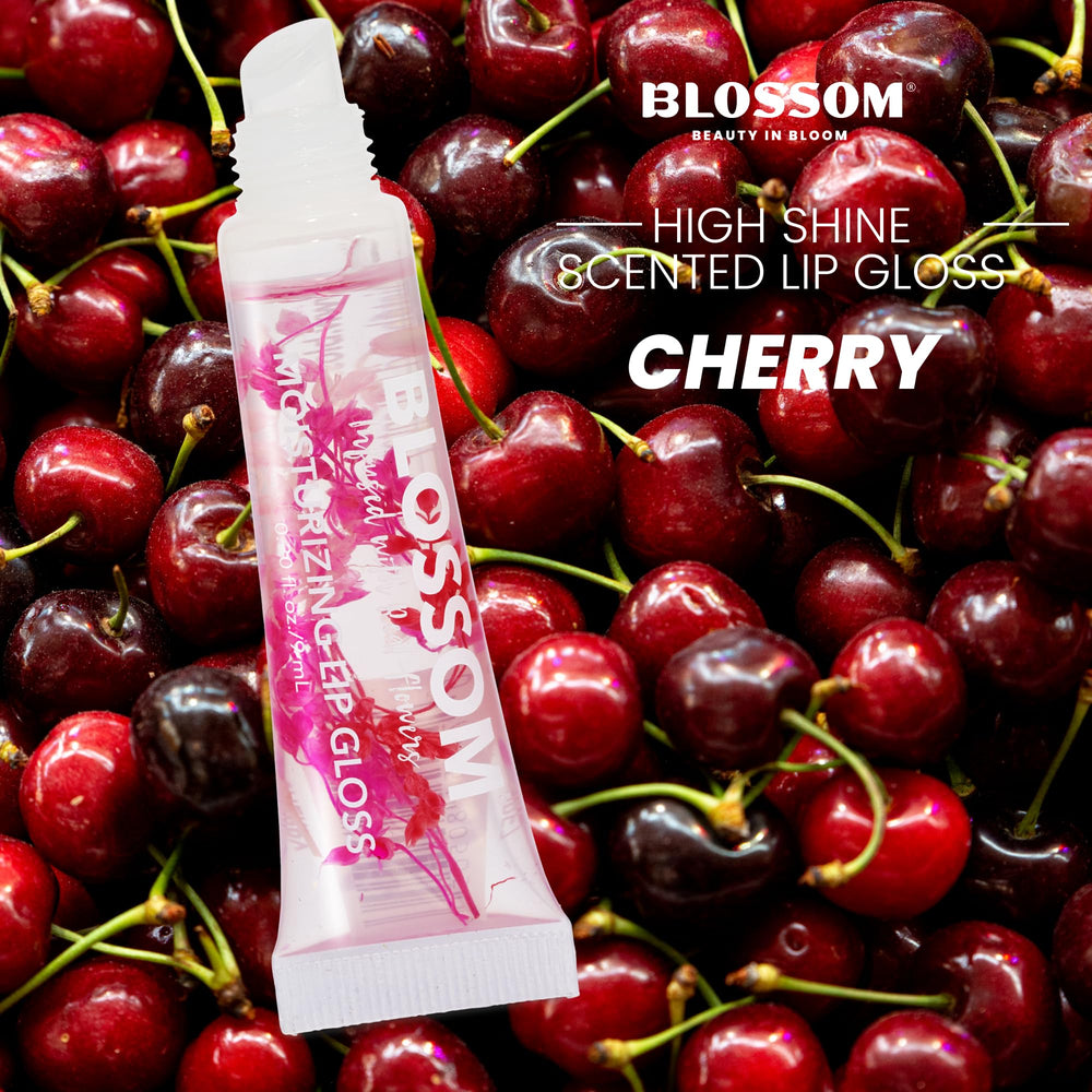 Blossom Lip Gloss, Cherry, Clear