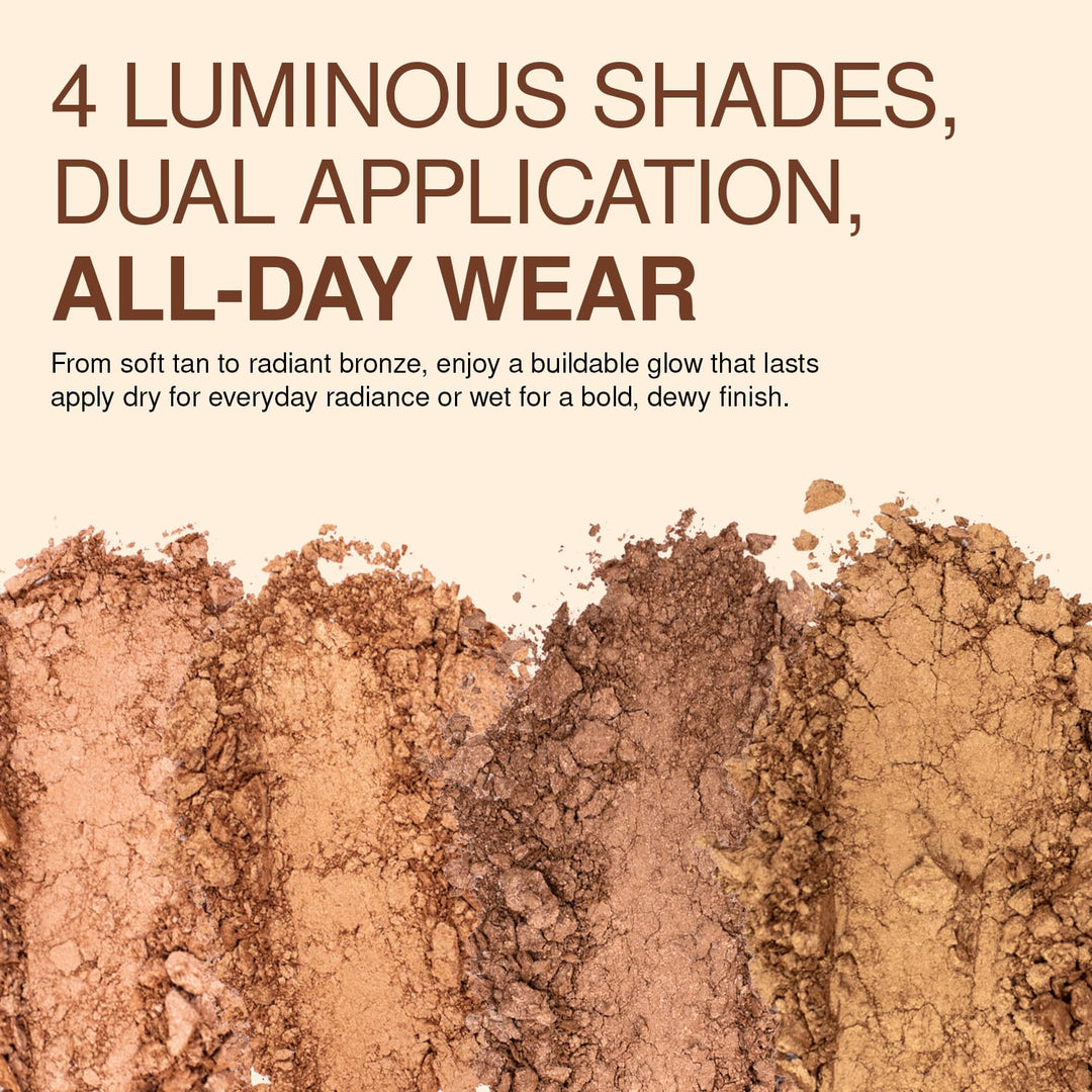 Palladio Baked Bronzer, Illuminating Tan, 10 g