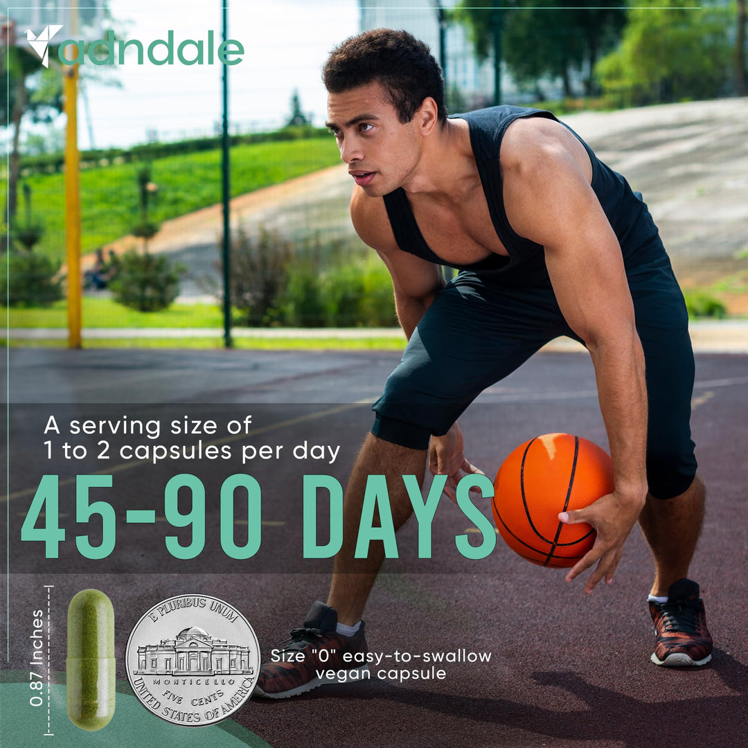 Adndale Sea Moss Capsules, 90 Count