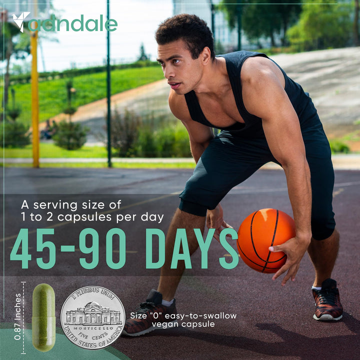 Adndale Sea Moss Capsules, 90 Count