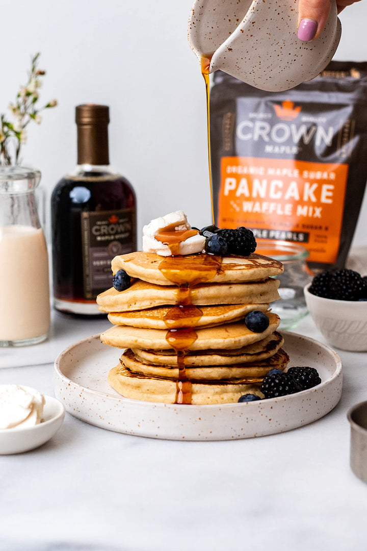 Crown Maple Pancake And Waffle Mix, Organic, 16 oz