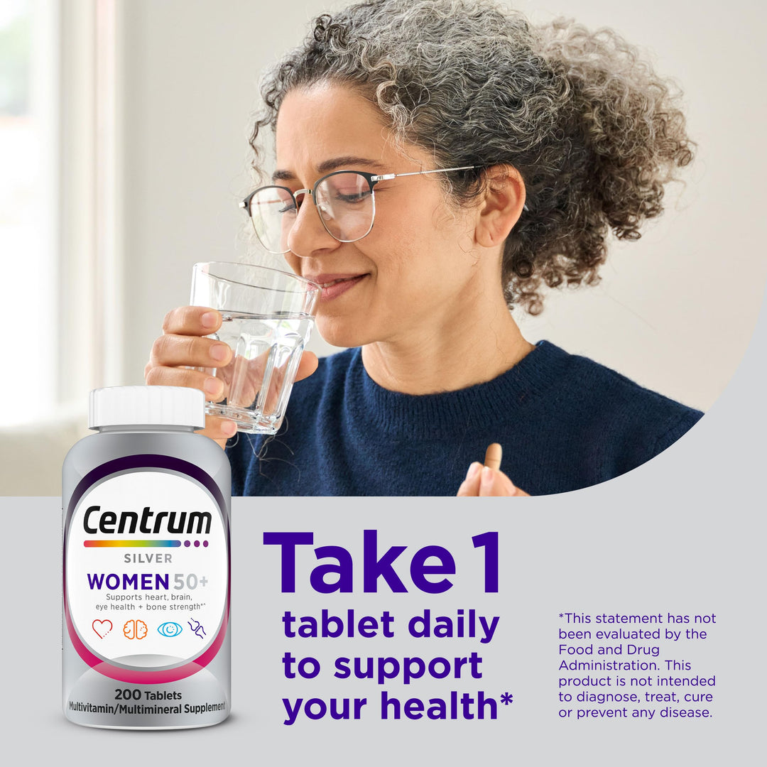 Centrum Silver Women Multivitamin/Multimineral Supplement, 100 Count