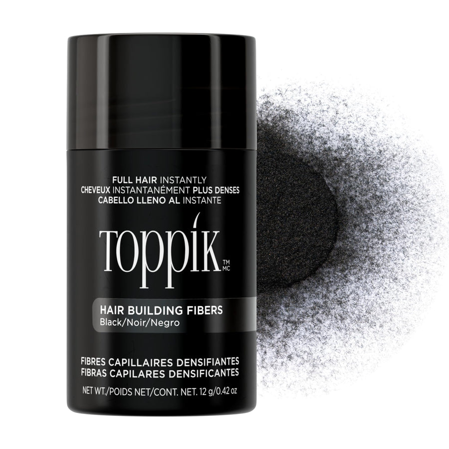 TOPPIK Hair Building Fibers, Black, 3 g