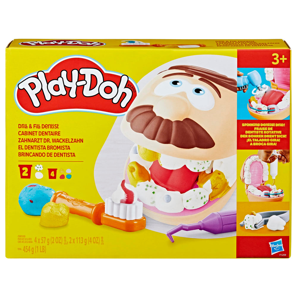 Play-Doh Drill 'N Fill Dentist Toy, 8 Count