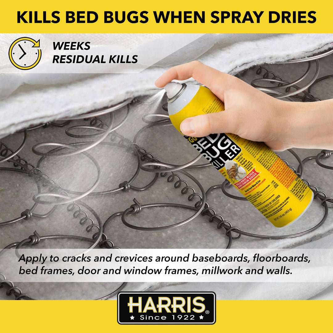 HARRIS Egg Kill Bed Bug Killer, 16 oz
