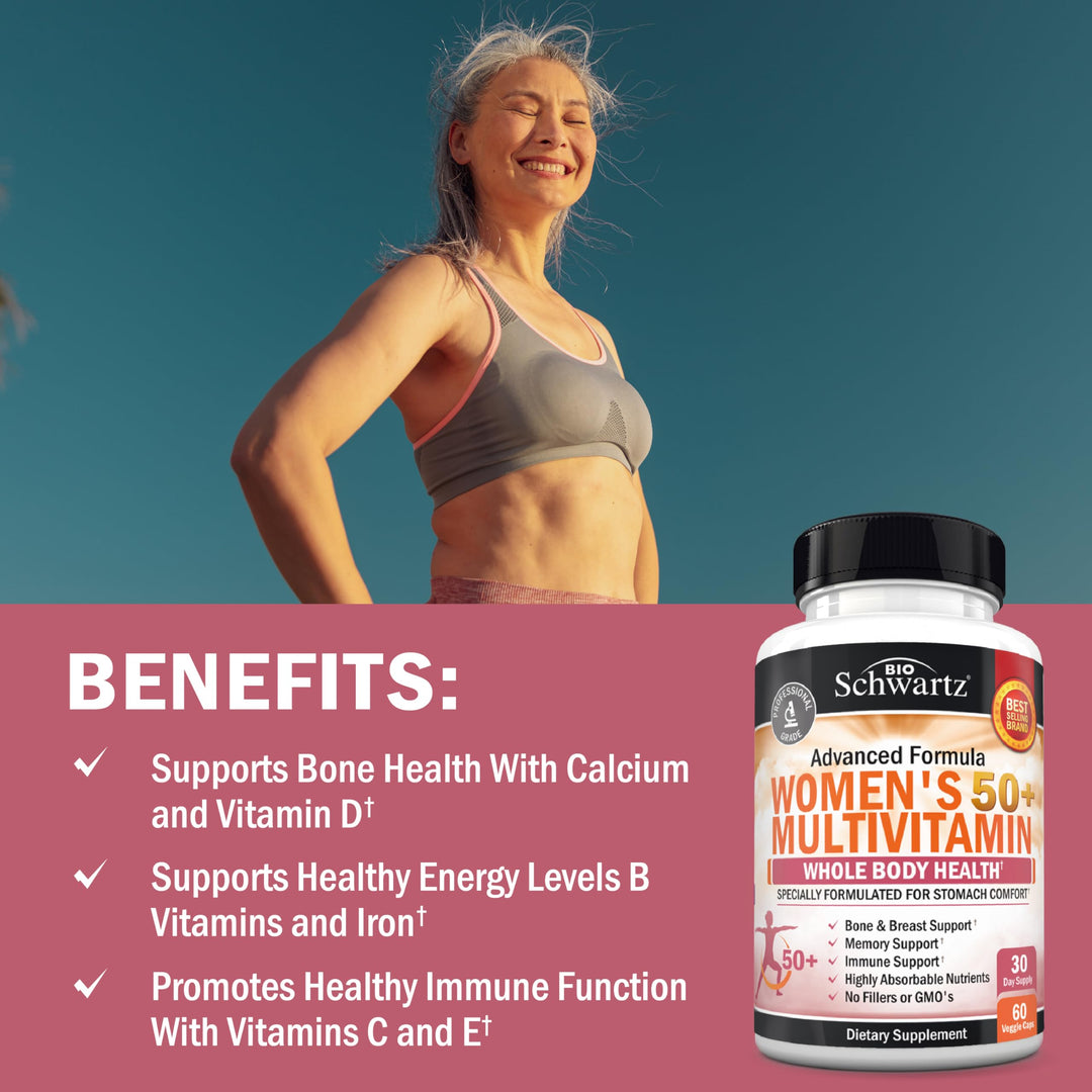 BioSchwartz Women's 50+ Multivitamin, 60 Count