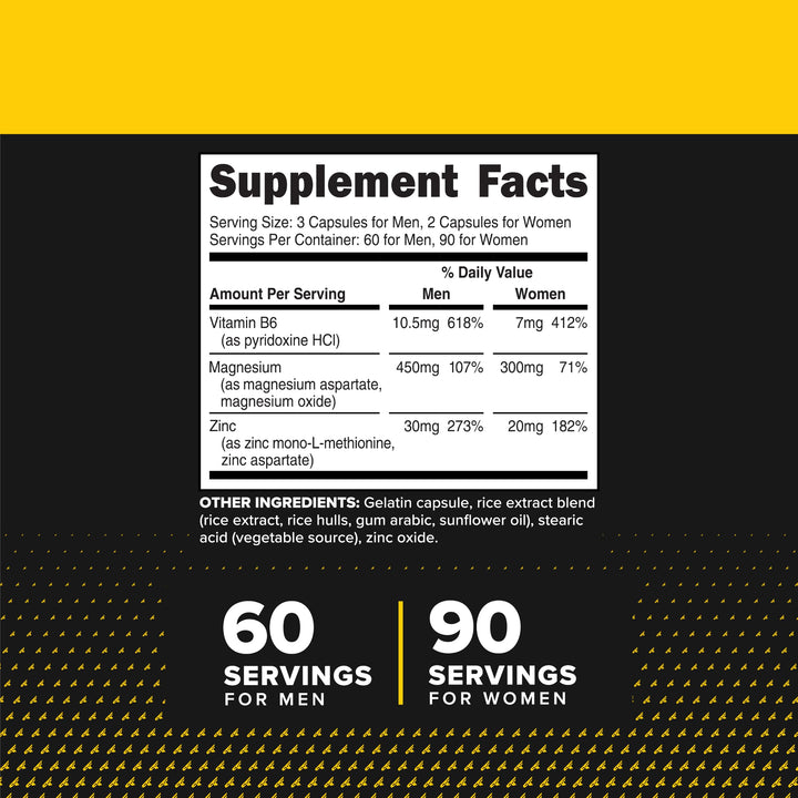 Primaforce ZMA Dietary Supplement, 180 Count