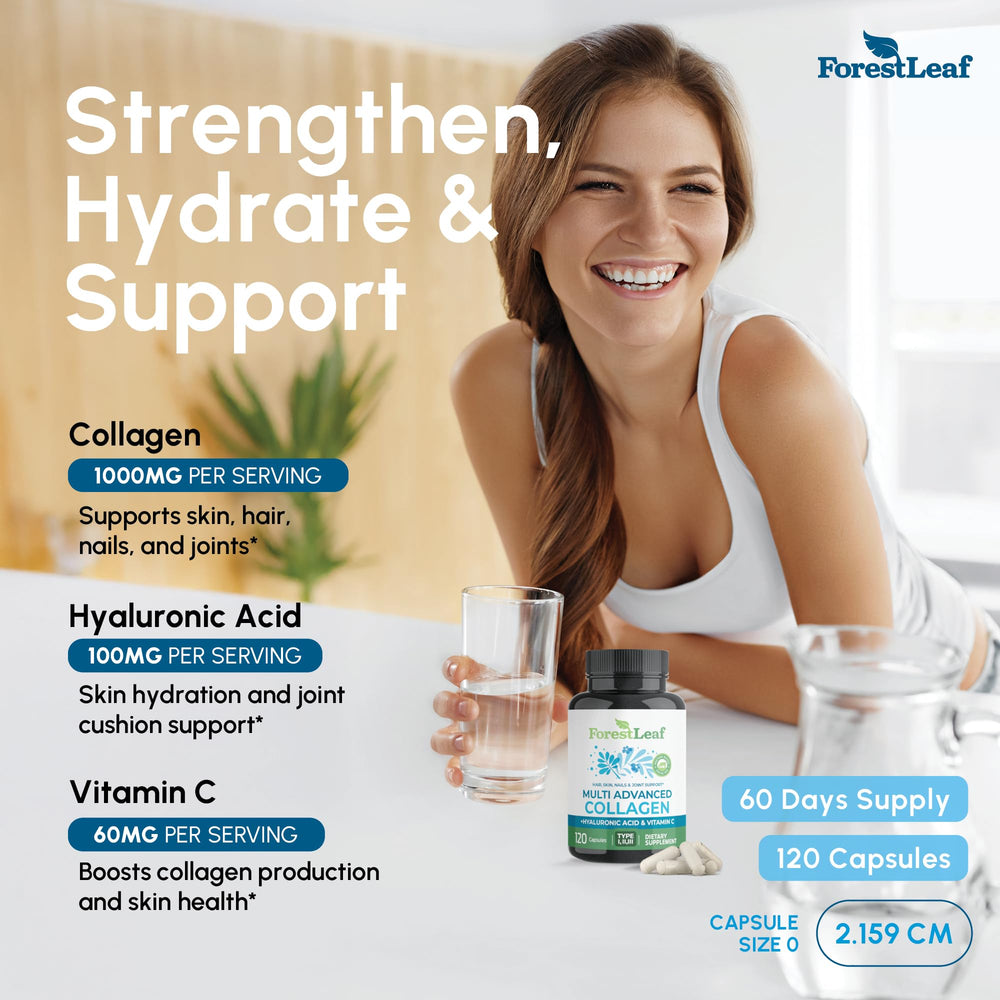 ForestLeaf Advanced Collagen Supplement, 120 Count