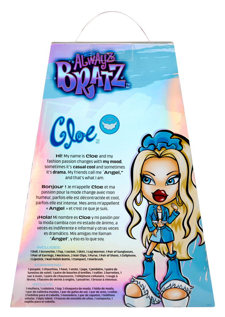 Bratz Cloe Fashion Doll and Accessories, 10 Count