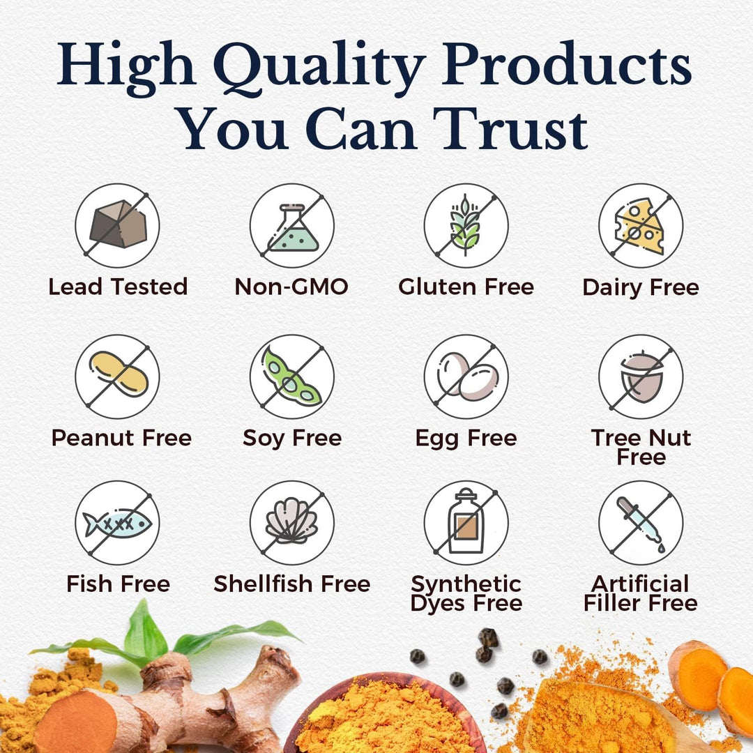 VITALITOWN Turmeric Curcumin With Black Pepper Extract
