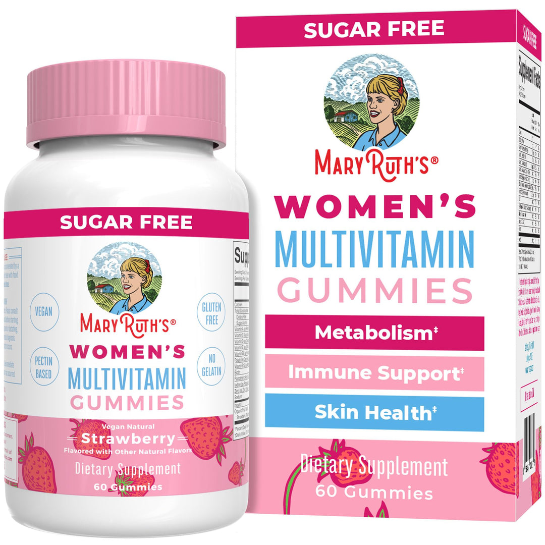 MARYRUTH'S Organics Women's Immune Support Multivitamin Gummies, 60 Count