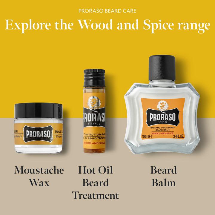 Proraso Wood And Spice Hot Oil Beard Treatment, 40 ml