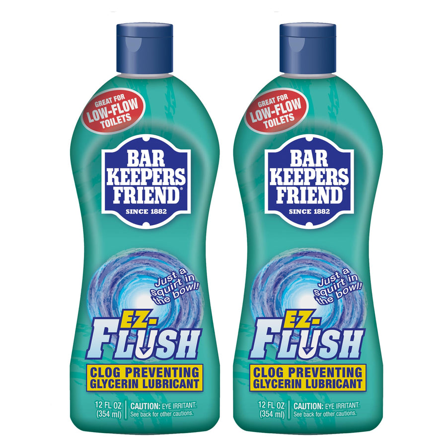 Bar Keepers Friend EZ-Flush Toilet Flushing Aid, Citrus, 2 x 12 oz