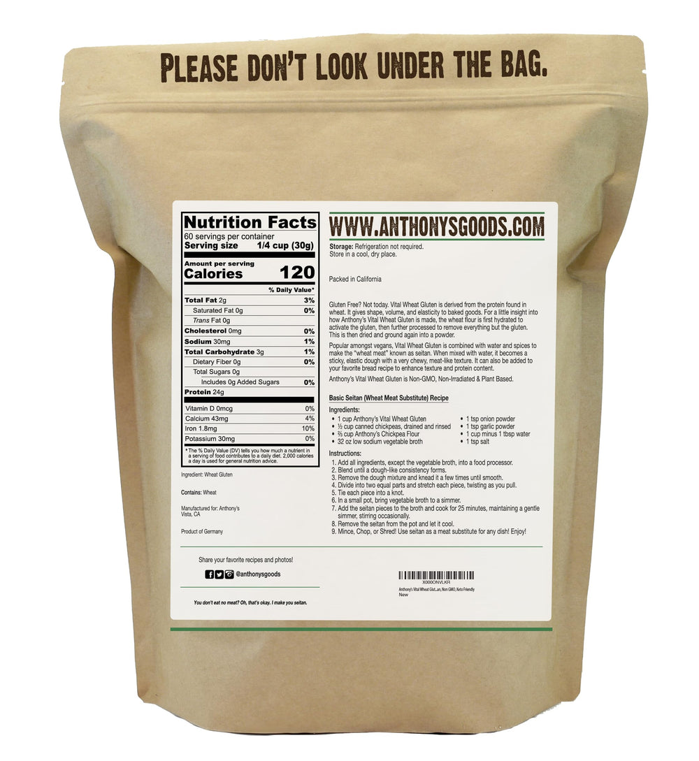 Anthony's Vital Wheat Gluten, 1.8 kg