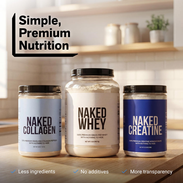 NAKED Whey Protein Powder, Chocolate, 5 lb