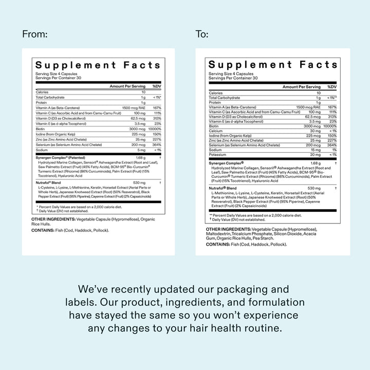 Nutrafol Women's Hair Growth Supplement, 120 Count