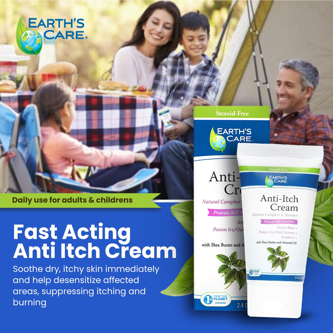Earth's Care Anti Itch Cream, 2.4 oz