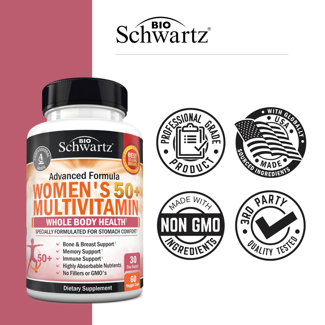 BioSchwartz Women's 50+ Multivitamin, 60 Count