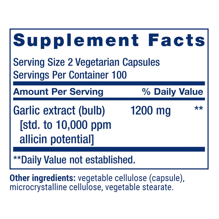 Life Extension Optimized Garlic, 1200 mg, 200 Count