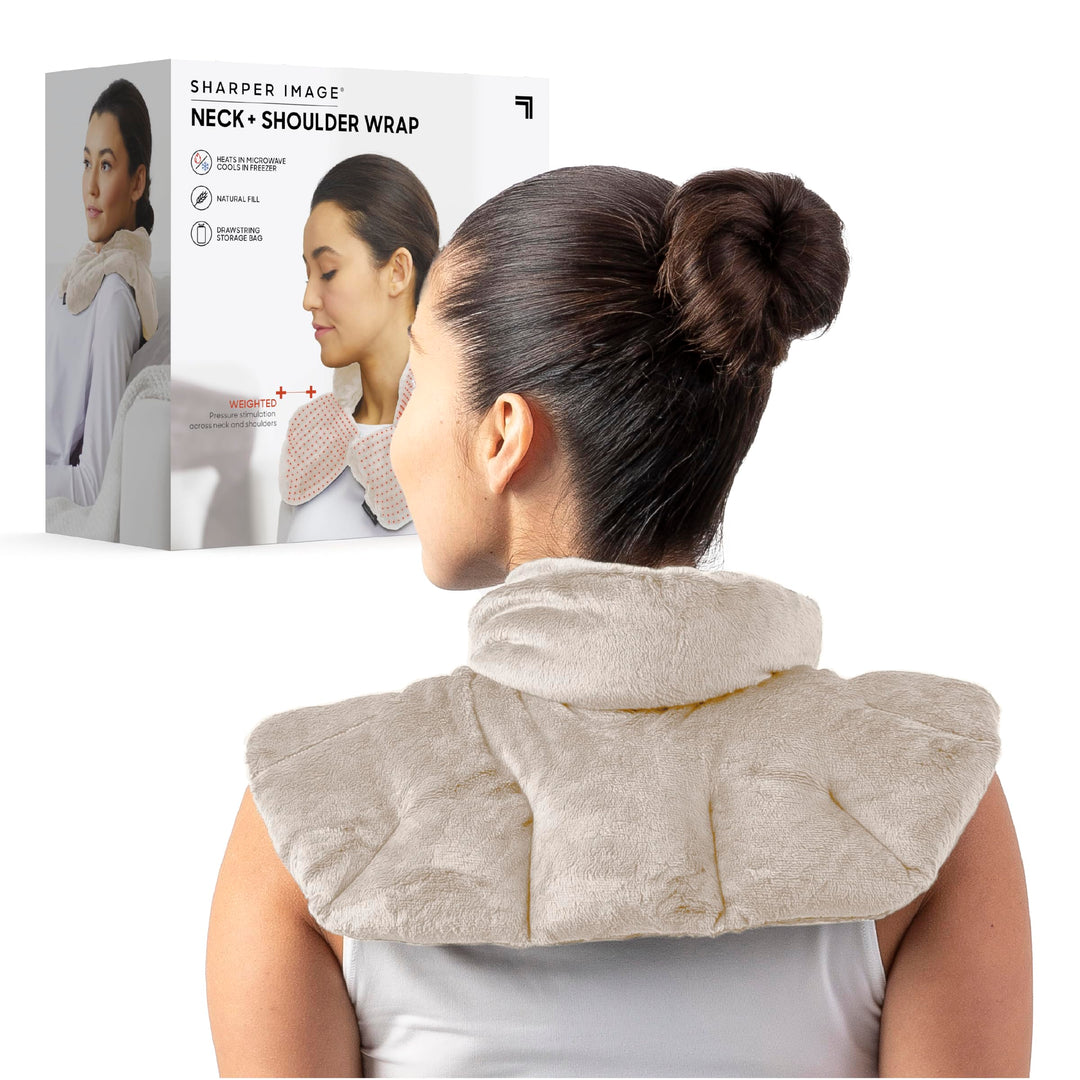 Sharper Image Heated Neck & Shoulder Wrap, Unscented