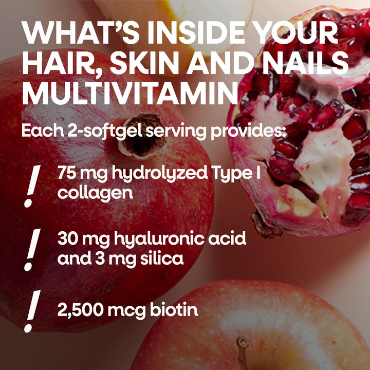 Nature's Way Alive Hair Skin And Nails Multivitamin Softgels, 60 Count